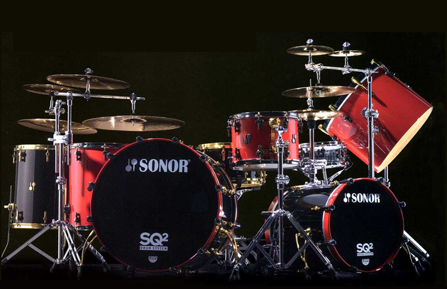 SONOR SQ2ドラムセット常設